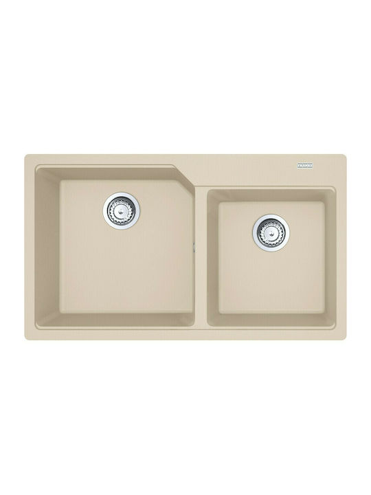 ΝΕΡΟΧΥΤΗΣ ΕΝΘΕΤΟΣ ΓΡΑΝΙΤΕΝΙΟΣ FRANKE URBAN BEIGE OATMEAL UBG 620-86 86x50cm 114.0687.721